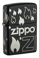 Зажигалка ZIPPO Classic с покрытием Black Matte