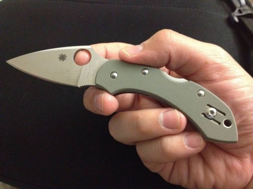 Складной нож Spyderco Dragonfly 2 Foliage Green - C28GPFG фото 11