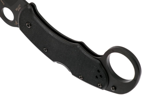 96 Spyderco Складной нож керамбит Karahawk All Black - Spyderco 170GBBKP фото 4