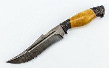 Охотничий нож  Авторский Нож из Дамаска №12