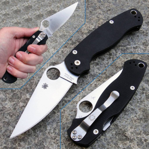 Складной нож Spyderco Para Military 2 - C81GP2 фото 6 Складной нож Spyderco Para Military 2 - C81GP2 фото 6