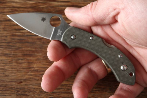 Складной нож Spyderco Dragonfly 2 Foliage Green - C28GPFG фото 6